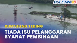 RUNTUHAN TEBING  Projek Pembinaan Loji Rawatan Air Ditutup 3 Bulan [upl. by Aicnerolf]