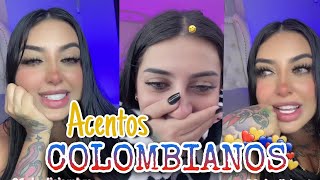 Sofi IMITA ACENTOS de COLOMBIA 😅🇨🇴 [upl. by Rizan]