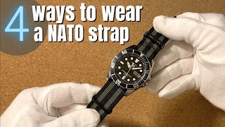 4 Ways to wear a NATO strap  Tutorial [upl. by Amy]