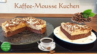 KaffeeMousse Kuchen🍰ohne Mehl amp Zucker [upl. by Lohman]