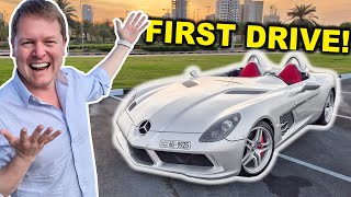 SLR STIRLING MOSS My First Drive in the Legendary HyperSpeedster [upl. by Neelloc]