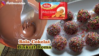 Bola Bola Cokelat Biskuit Roma [upl. by Anairo347]