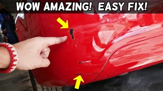 HOW TO FIX PAINT SCRATCH ON CAR BUMPER like a PRO  Easy [upl. by Gemperle555]