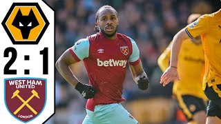 Wolves vs West Ham 12 James WardProwse Goal  Extended Highlights  Premier League 2024 [upl. by Aerdnat]