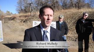 Saving eroding land in Colorado Springs [upl. by Akeimahs]