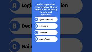 Which supervised learning algorithm is best for imbalanced data [upl. by Teplitz]