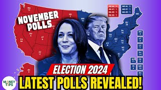 Latest 2024 Presidential Polls from ALL 50 STATES November 2nd [upl. by Enirolf]