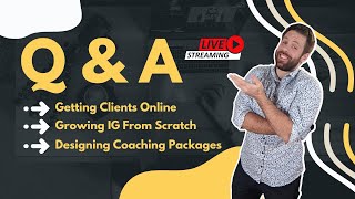 Live QampA  Get More Coaching Clients  Grow On Instagram  Design Coaching Packages [upl. by Knudson499]