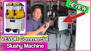 VEVOR Commercial Slushy Machine REVIEW [upl. by Okiram]