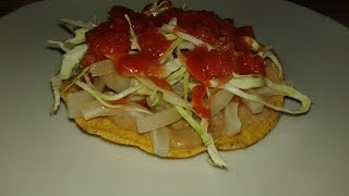 TOSTADAS DE CUERITOS ESTILO TIJUANA [upl. by Alim]