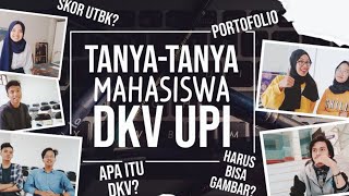 TANYATANYA MAHASISWA DKV  BERAPA SKOR UTBK LOLOS DKV UPI PORTOFOLIO [upl. by Eikin]