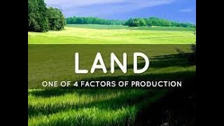 LAND AS FACTOR OF PRODUCTION 11 SCERT ECON TUTOR [upl. by Mallen245]