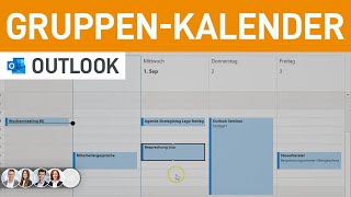 📅 Gruppenkalender So erstellst Du einen Teamkalender in Outlook [upl. by Sillyrama737]