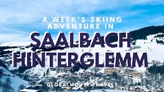 A week’s skiing in Saalbach Hinterglemm Austria [upl. by Auqenaj974]