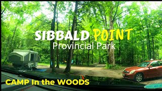 SIBBALD POINT PROVINCIAL PARK GEORGINA ONTARIO CAMPING SITE [upl. by Giacomo]