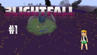 Minecraft Modé ¦ BlightFall 1  Découverte infectée [upl. by Rosenzweig526]