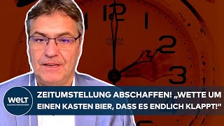 ZEITUMSTELLUNG AUF WINTERZEIT ABSCHAFFEN „Wette um einen Kasten Bier dass es endlich klappt“ [upl. by Leak911]