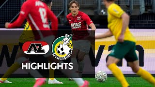 Highlights AZ  Fortuna Sittard  Eredivisie [upl. by Airamalegna]