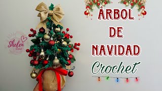 Arbol de navidad CROCHET 40 cm😱🎄🧶❤️ navidad árboldenavidad [upl. by Rocher942]