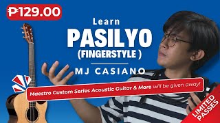 MJ Casiano Pasilyo Fingerstyle Tutorial Trailer [upl. by Baumann]