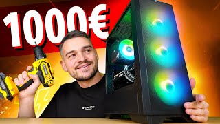 Wir BAUEN amp TESTEN den 1000€ GAMING PC 2024 [upl. by Gnav]