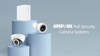 4MP4K PoE Security Camera Systems [upl. by Eceeryt703]