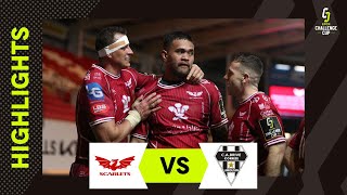 Highlights  Scarlets v CA Brive Round of 16  EPCR Challenge Cup 202223 [upl. by Huttan]