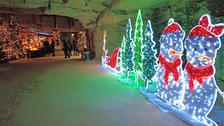 Valkenburg Christmas Market The Largest Underground Christmas Market in Europe [upl. by Bambi]