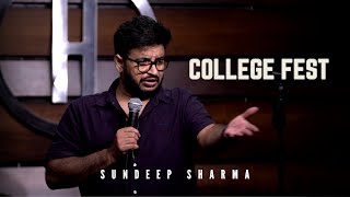 Sundeep Sharma Standup Comedy College Fest [upl. by Ynos259]