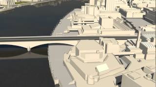 3D London Fly through  Westminster  The City [upl. by Eulalia660]