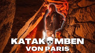 24 h PARISER KATAKOMBEN 💀 Knochen Tunnel Dunkelheit LoreenaUnterwegs [upl. by Hgielek]