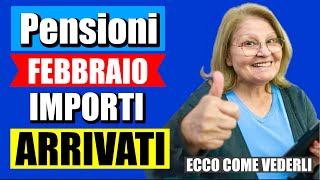 PENSIONI FEBBRAIO 2024 👉 ARRIVATI NUOVI IMPORTI NEL DETTAGLIO INPS❗️ECCO 5 MODI PER VEDERLI 💻 [upl. by Aihsein]