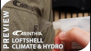 die neuen Loftshell Jacken Climate  Hydro von CARINTHIA  nicht nur für Einsatzkräfte [upl. by Deny]