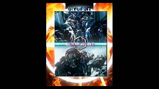 Galvatron vs lockdown monsterverse edit animeedit transformers automobile fyp [upl. by Couchman]