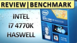 INTEL i7 4770K REVIEW TEST BENCHMARKS DEUTSCH FULL HD [upl. by Satsok273]