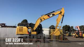 CAT 323F L Track Excavator [upl. by Ellimahs987]