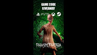 PC XBox and Playstation Game Code Giveaway  Phasmophobia shorts [upl. by Avahc]