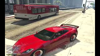 GTA 5 TREVOR ET CA CORVETTE C4 EN MODE FLASH MC QUEEN [upl. by Zales31]