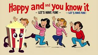 Happy and You Know It Song  Fun Action Song for Kids  Clap Stomp and Sing Along [upl. by Dranyar283]