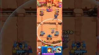 XBESTA VS MORTEIRO 🤩👾 clashroyale shorts [upl. by Alim289]