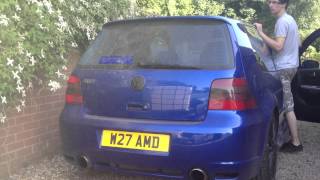 Golf R32 milltek manifolds decat milltek back box remapped maybe cams [upl. by Alioz]