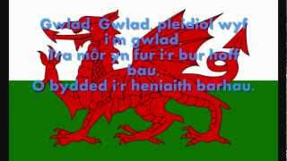 Anthem Genedlaethol Cymru Welsh National Anthem  Hen Wlad Fy Nhadau [upl. by Wilow]