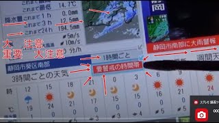 🌹重要🌹要警戒大地震大津波大雨の🌹時に🌹NHKﾃﾚﾋﾞで🌹詳細と新1時間間隔の天気の見方🌹大地震の時🌹ﾈｯﾄとBSのNHK他で🌹情報などを知る🌹地ﾃﾞｼﾞ🌹携帯電話の関連機などの故障時は注意 [upl. by Eicyaj]