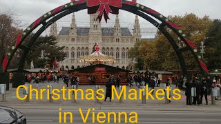 Christmas market in Vienna 2024 [upl. by Jillie]