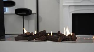 Ceramic logs or bio ethanol fireplaces [upl. by Macdermot998]