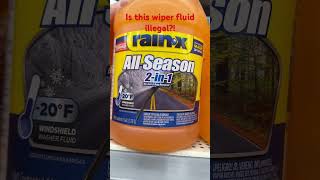 Is this wiper fluid banned and illegal Deicer Formula [upl. by Tedi570]