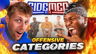 SIDEMEN OFFENSIVE CATEGORIES [upl. by Htinnek379]