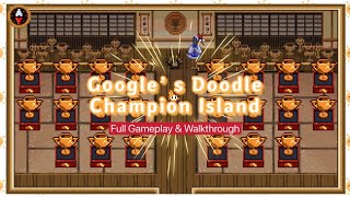 Google Cat Game  Google Doodle Championship Island Gameplay All TrophiesEnd [upl. by Jeniffer]