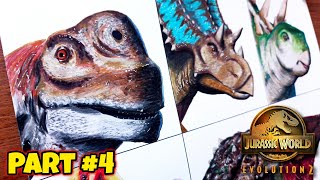 Drawing All Dinosaurs from Jurassic World Evolution 2  Part 4 Herbivorous [upl. by Ammamaria]