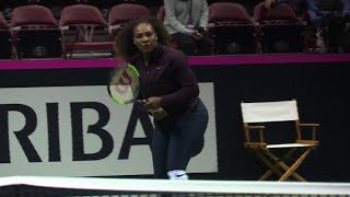 Serena Williams  Comeback nach einem Jahr Babypause [upl. by Nibaj]